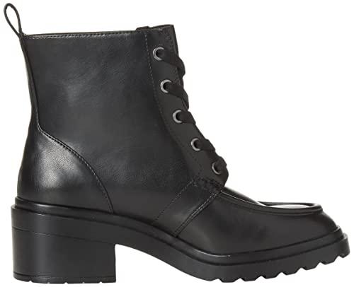 Amazon Essentials Amazon Essentials Women's Moc Toe Boot, Black, 6.5