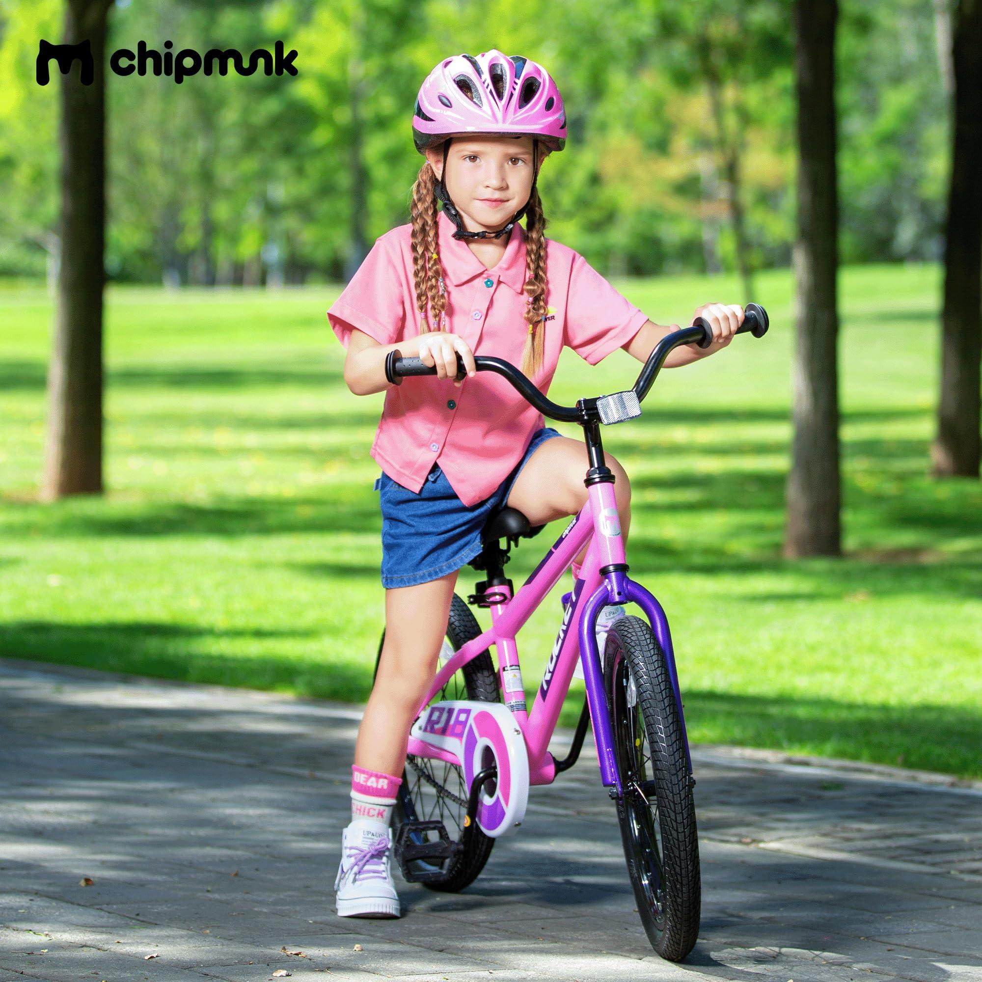 Chipmunk Chipmunk Kids Bike Toddlers 12 14 16 18 Inch Wheel Bicycle Beginners Boys Girls Ages 3-11 Years, Multiple Color Options