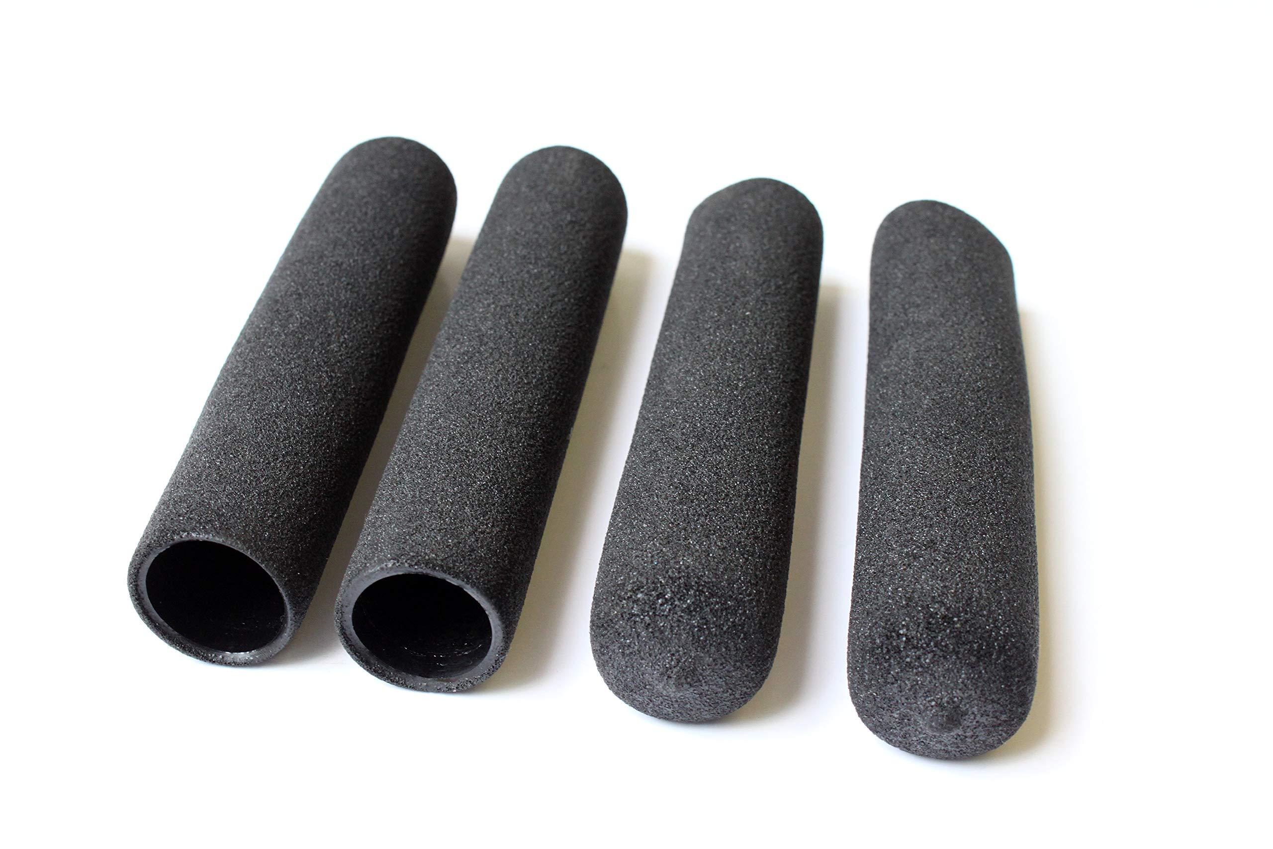 Ader Sporting Goods Ader Rubber Grip 5\'\'-21\'\' Handle Grip Close End Made in U.S.A (6\'\'-1\'\'C) x4Pcs