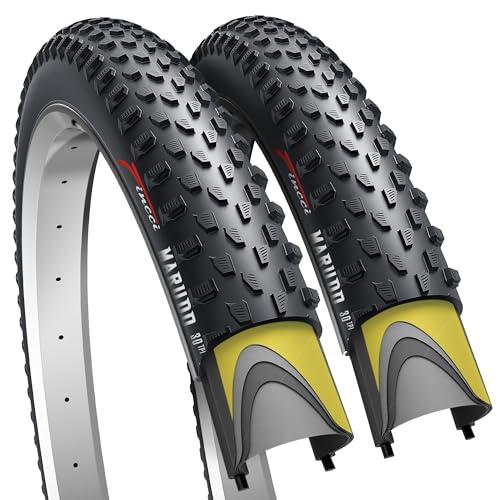 Fincci Fincci MARUDO Pair 29 x 2.10 Inch Bike Tire 52-622 Foldable Tires with 1mm Anti Puncture Proof Protection for MTB Mountain Gravel Hybrid Bike Bicycle - Pack of 2