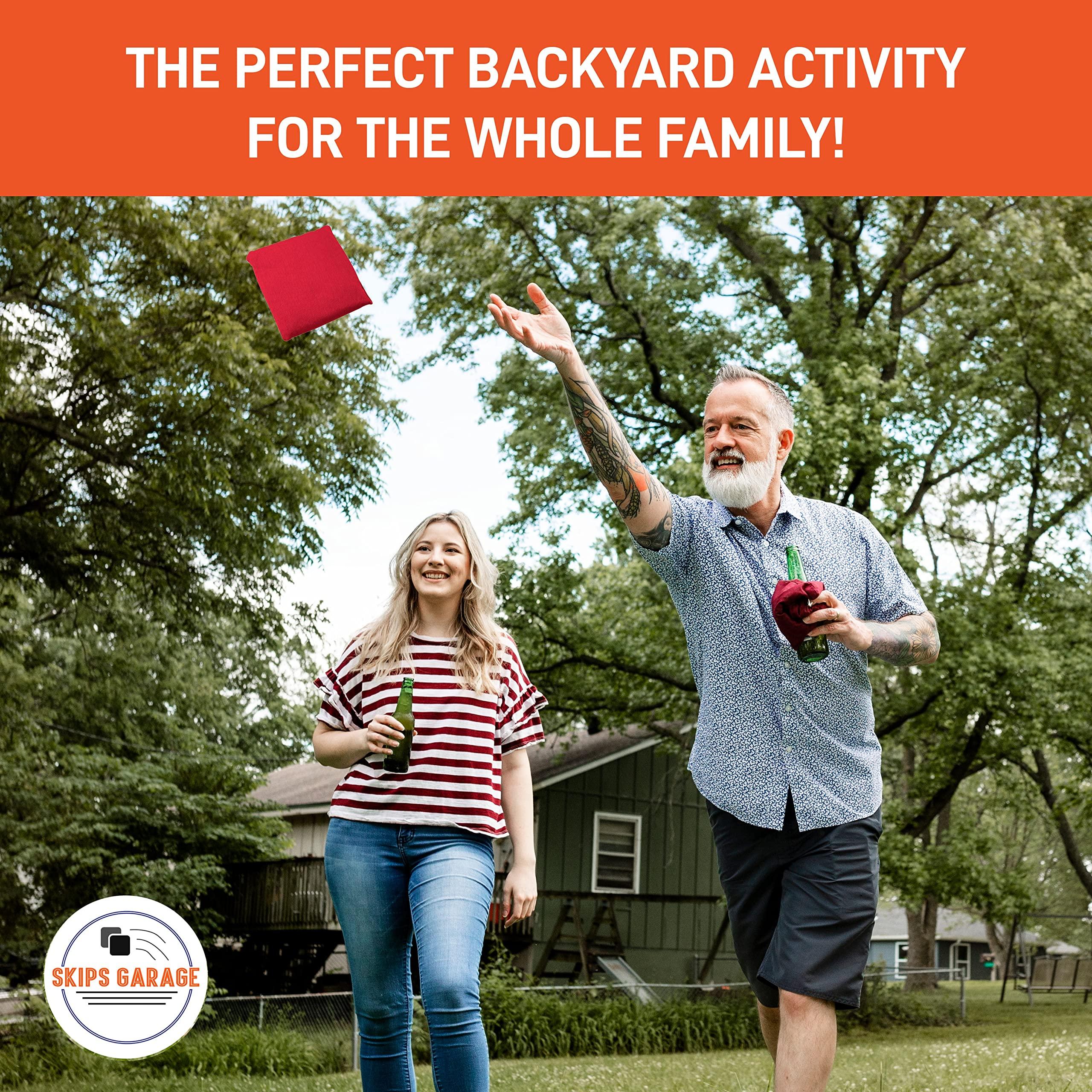 Skip's Garage Skip's Garage Israeli Flag 2x4 Cornhole Boards - Corn Filled Bags - Include Case + Hole + Edge + Score