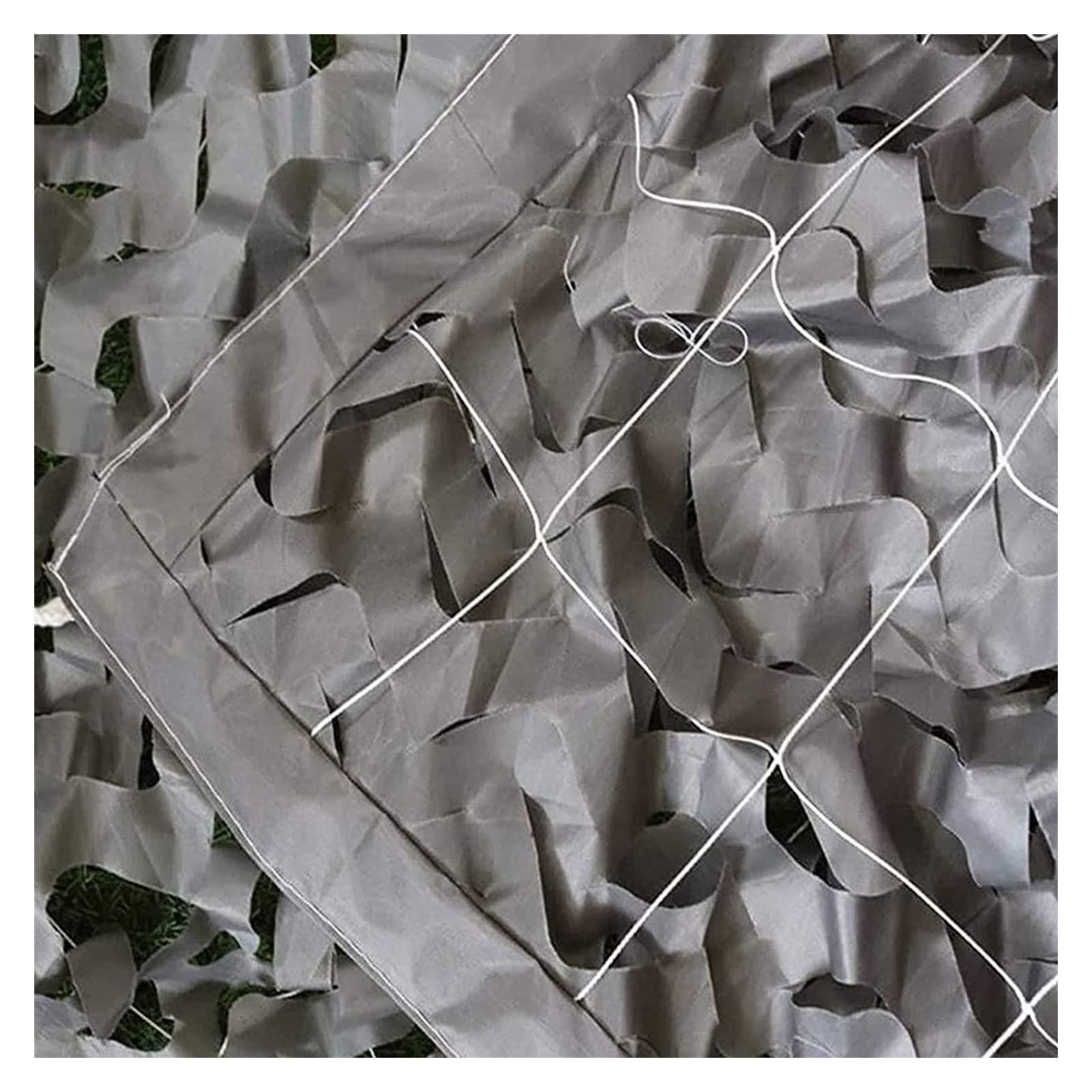 Generic Camouflage Netting Army Camo Net, for Camping, Hunting, Privacy Protection, Garden, Military Decoration, 2x3m 2x5m 3x4m 3x5m 6x8m 8x10m Grey Camouflage Net Sunscreen Net