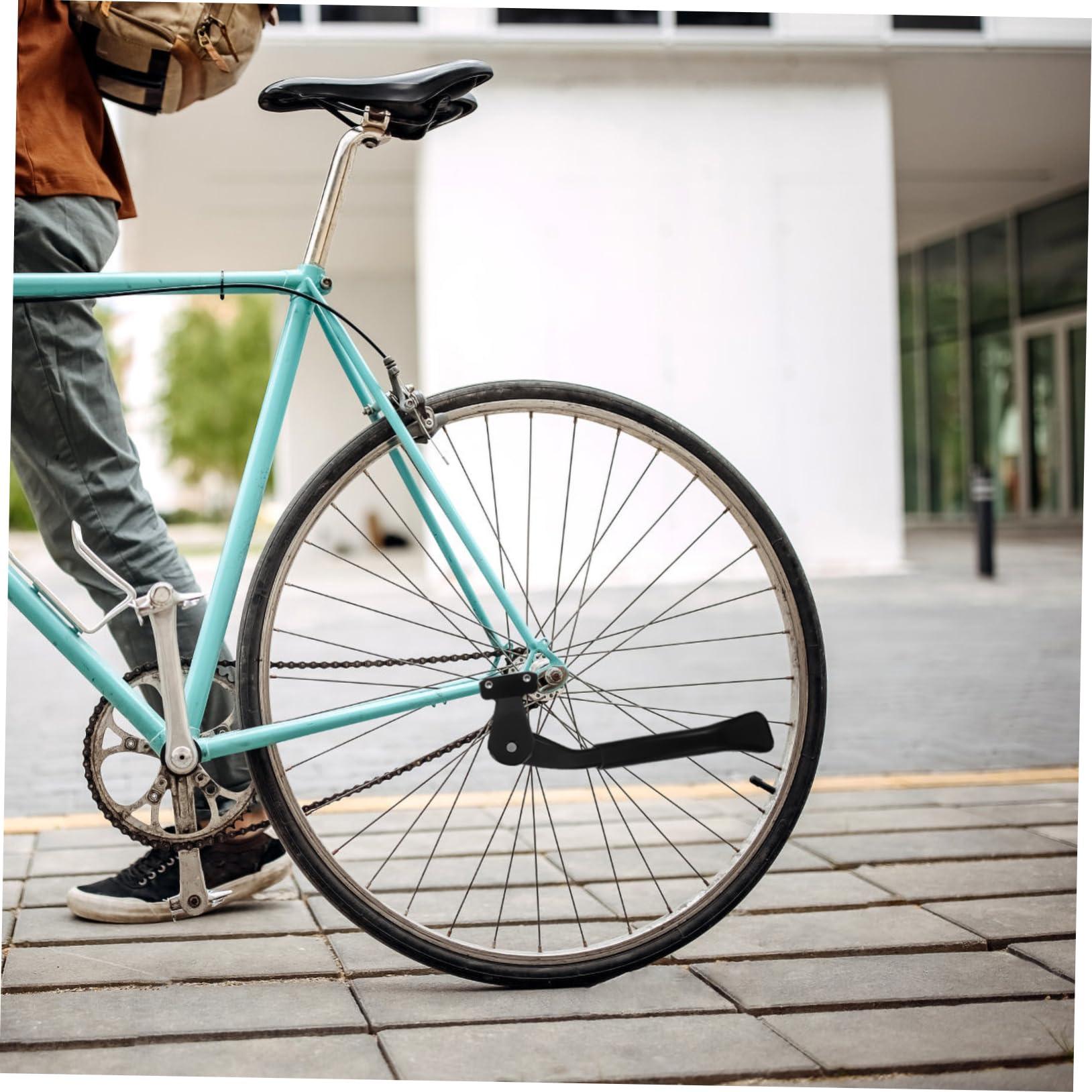 BESPORTBLE BESPORTBLE Aluminum Alloy Bike Leg Support Rear Bike Kickstand for Mountain Bike Anti-slip Base Foot Brace Parking Racks Sturdy Construction