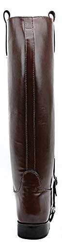 Hispar Hispar Mens Man Dignity Dress Dressage Horse Riding Boots Stylish Fashion Equestrian Pull On - Bown 7.5 Wide Calf