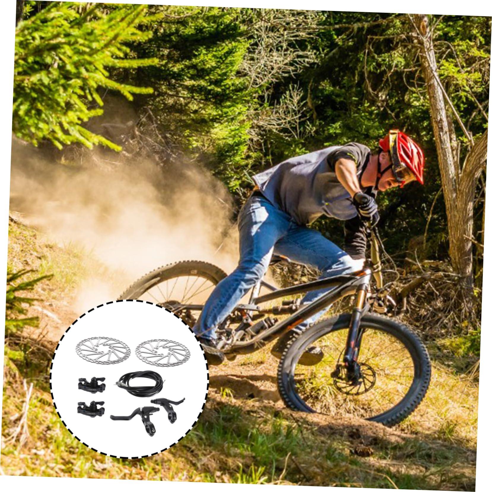 BESPORTBLE BESPORTBLE Mountain Bike Disc Brake Kit Disc Rotor Set Hand Brake Lever Shifter Cable Bike Disc Brake Screws