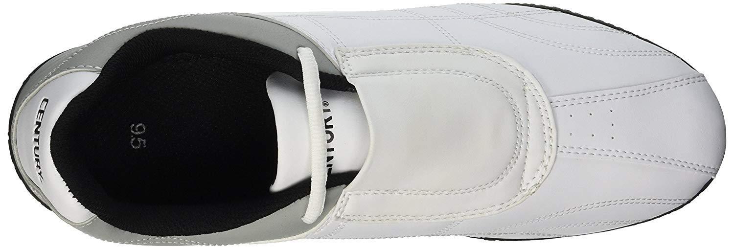 Century Century Lightfoot Martial Arts Shoes, White, Size 2.5