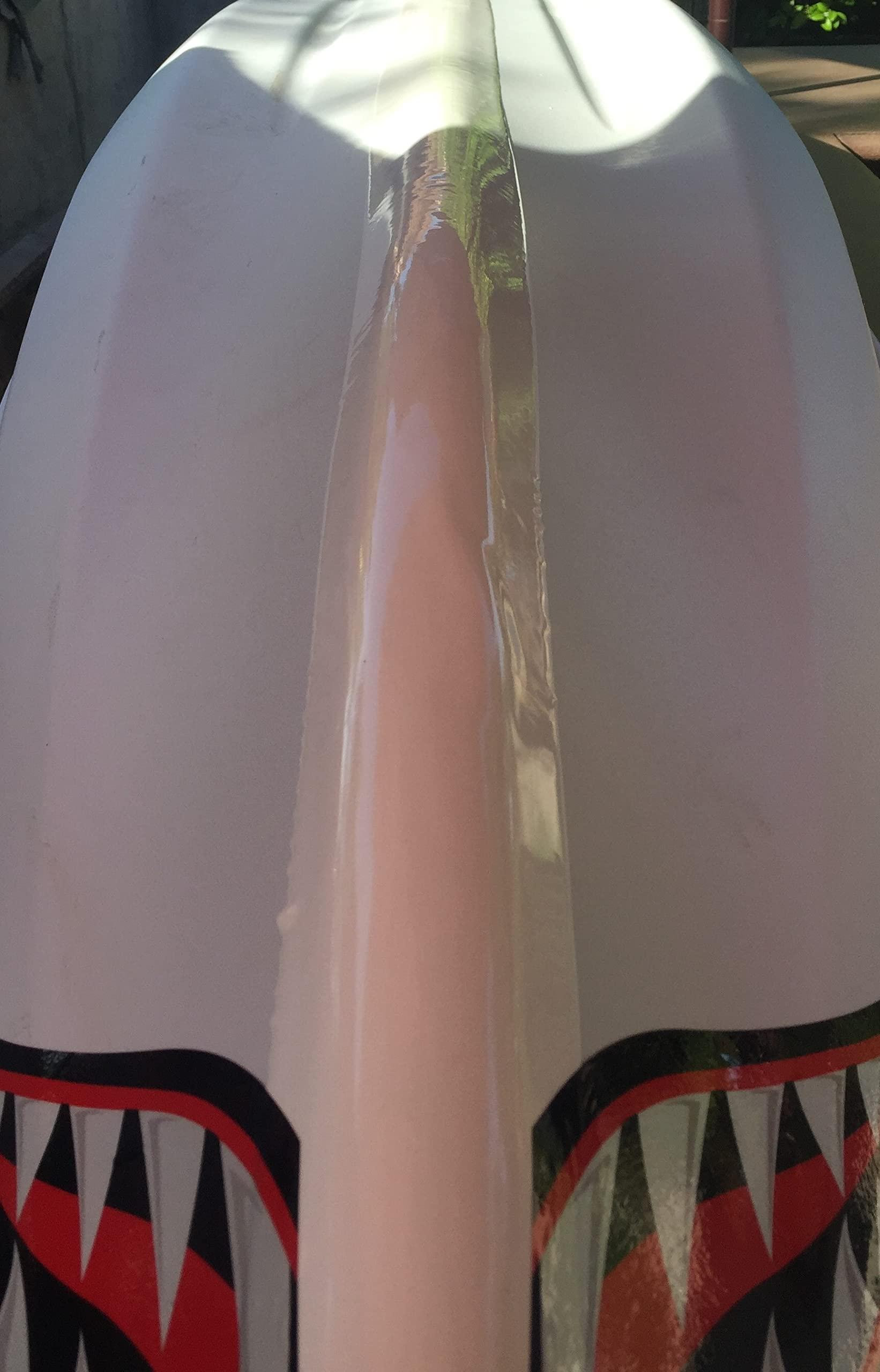 PereGuard uard Kayak Keel Guard 4\" Width White (10 feet) Kayak Canoe Protective Guard Abrasion Resistance