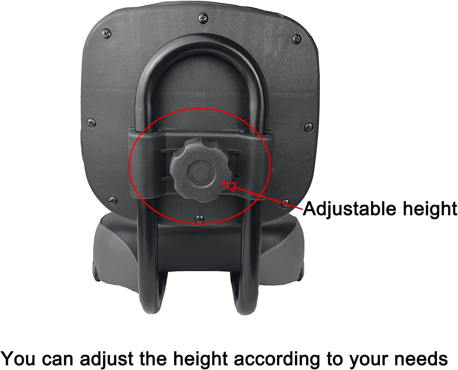 THALOUS THALOUS Bike Seat with Backrest Oversized Comfort Bicycle Saddle Replacement Soft Memory Foam Padded PU Cushion Universal for Tricycle Mountain Bike Commuter Bike Electric Bike