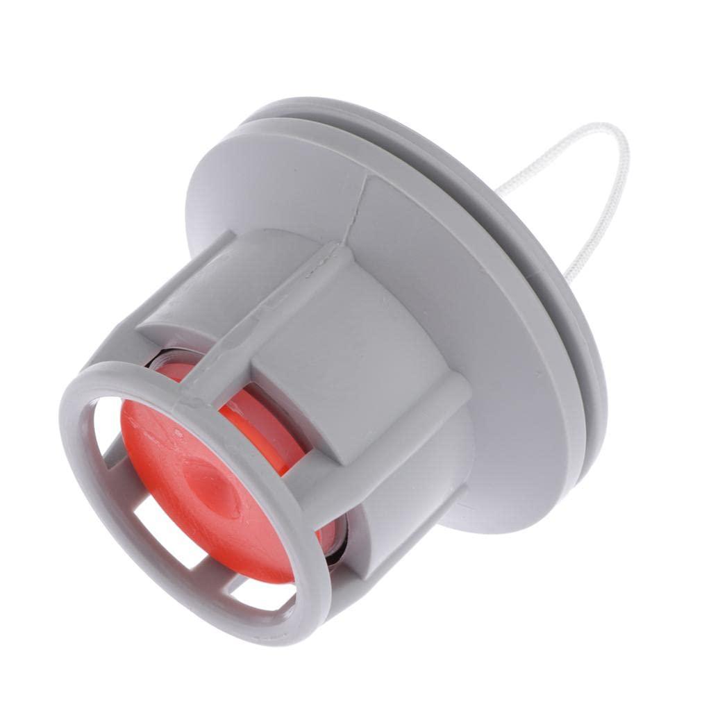 pistro pistro Double Lock Air Valve Part for Inflatable Boat Raft Inflatable Kayak Canoe - Gray