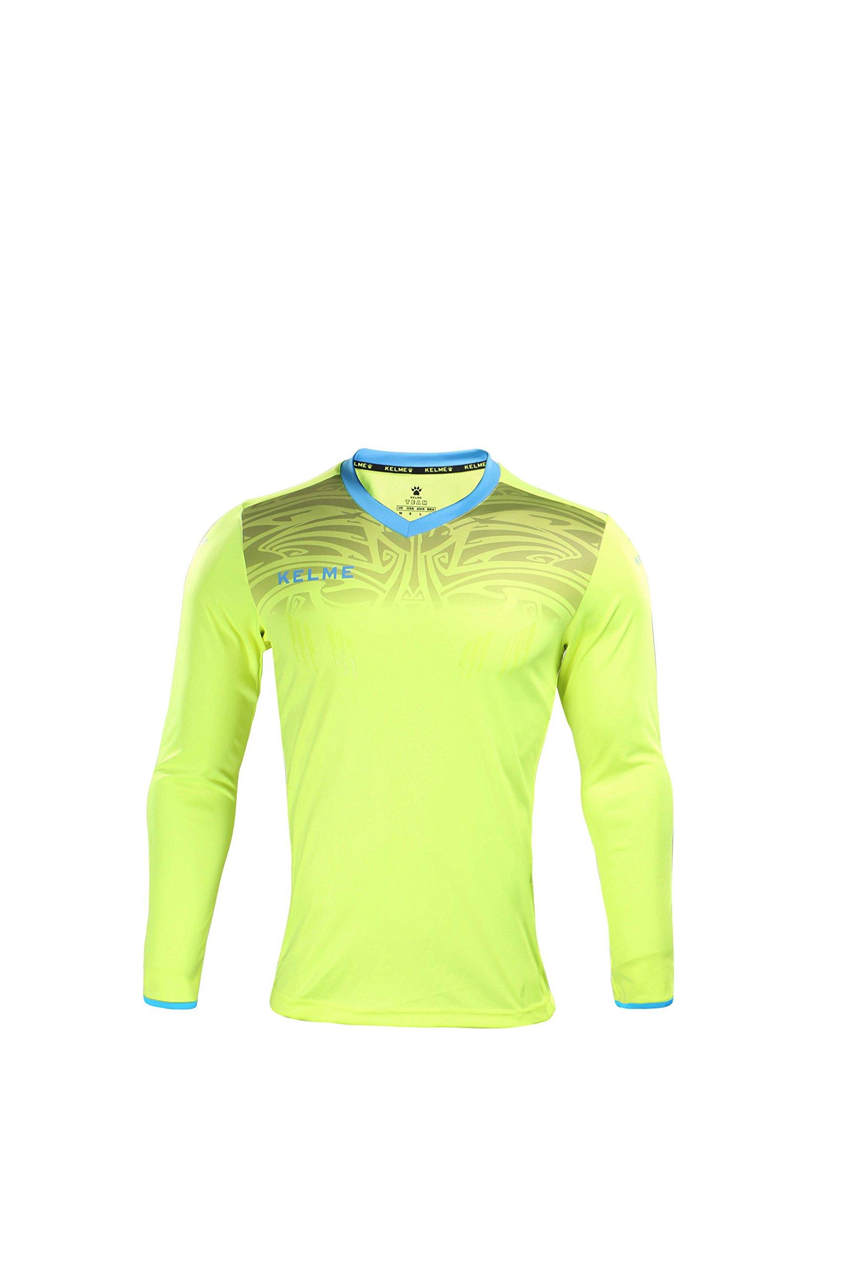 Real Madrid Jersey Mbappe KELME Soccer Goalie Jersey Padded