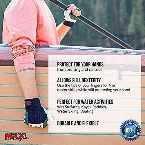 MRX BOXING & FITNESS MRX Sailing Gloves Fishing Kayak Gloves for Men & Women Rowing Water Ski Canoe Paddle Gloves Sailing Gear Women Paddling Gloves | Sailing Gloves for Men & Women Short Finger Sailing Kayaking Gloves