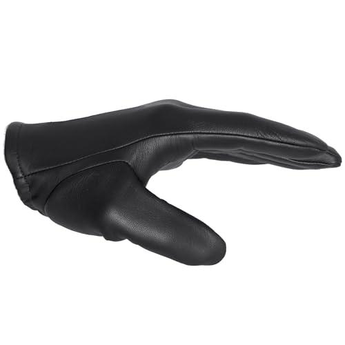 Tough Gloves Tough Gloves Patrol-X Ultra Thin Leather Gloves, TD301 Black Size 12