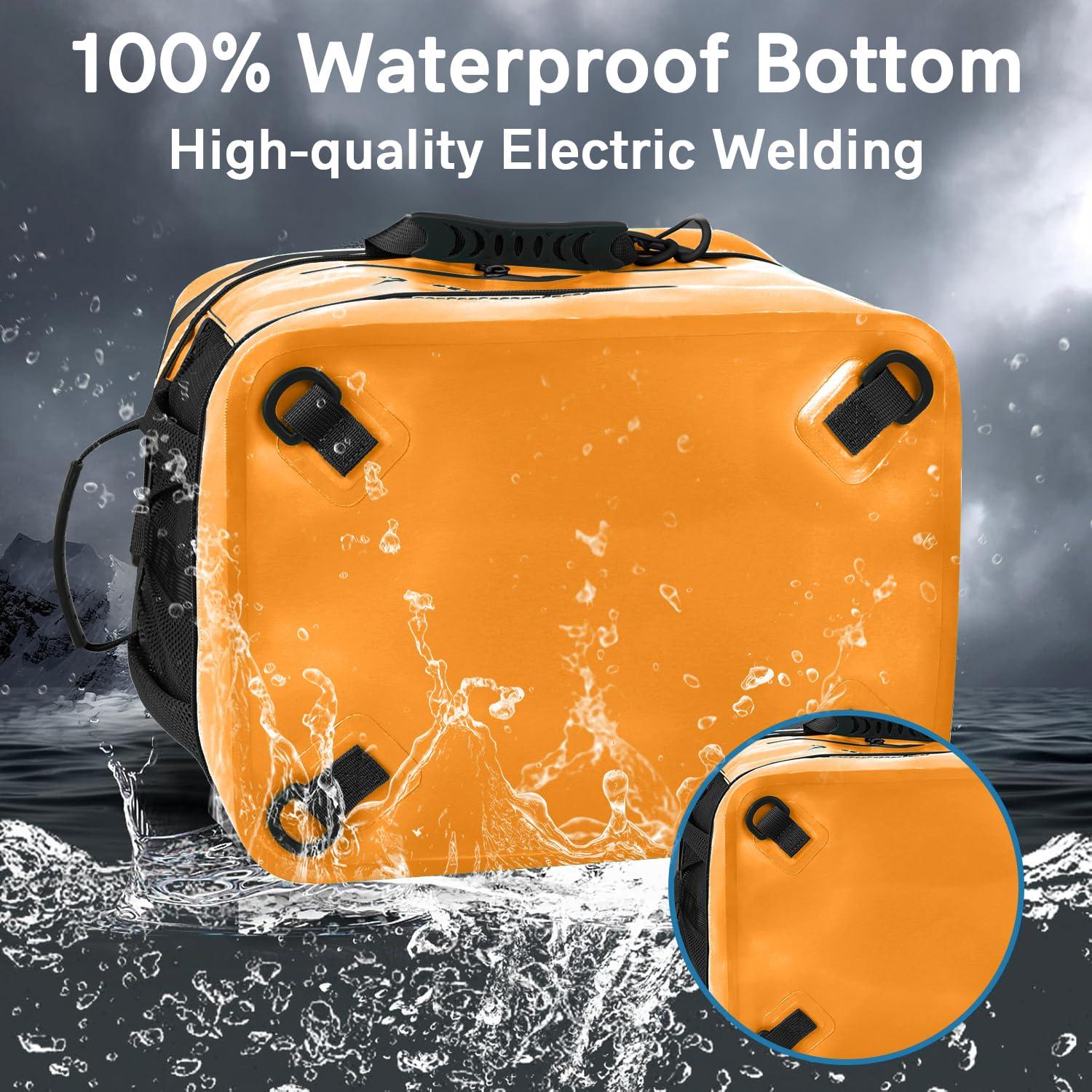 MORXPLOR MORXPLOR Waterproof PVC Material Paddleboard Cooler Deck Bag,40 cans Sup Deck Cooler Bag,Cooler Bag for Paddleboard,Lunch Box Cooler Insulated Bag,Camping Cooler Bag,Kayak Cooler Bag