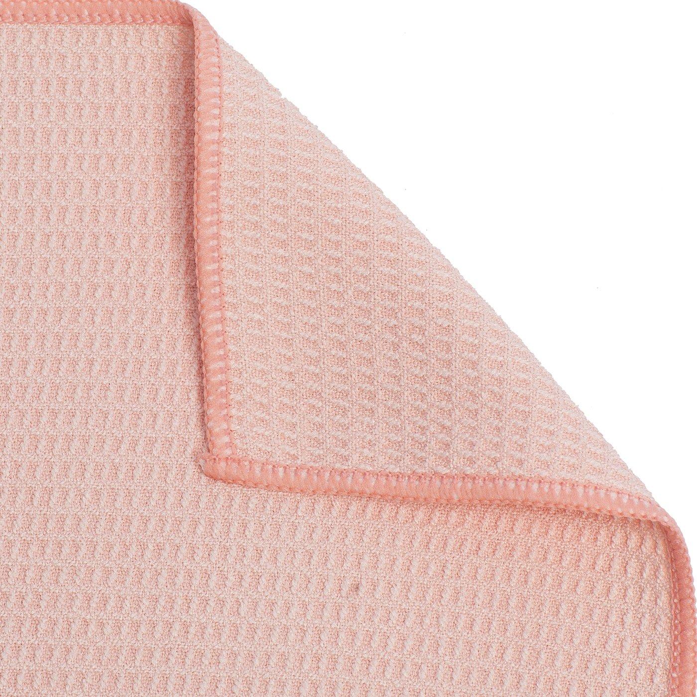 Shandali Shandali Hot Yoga Towel - Stickyfiber Yoga Towel - Mat-Sized, Microfiber, Super Absorbent, Anti-Slip, Injury Free, 24" x 72" - Bikram Yoga Towel - Exercise, Fitness, Pilates - Sakura Pink