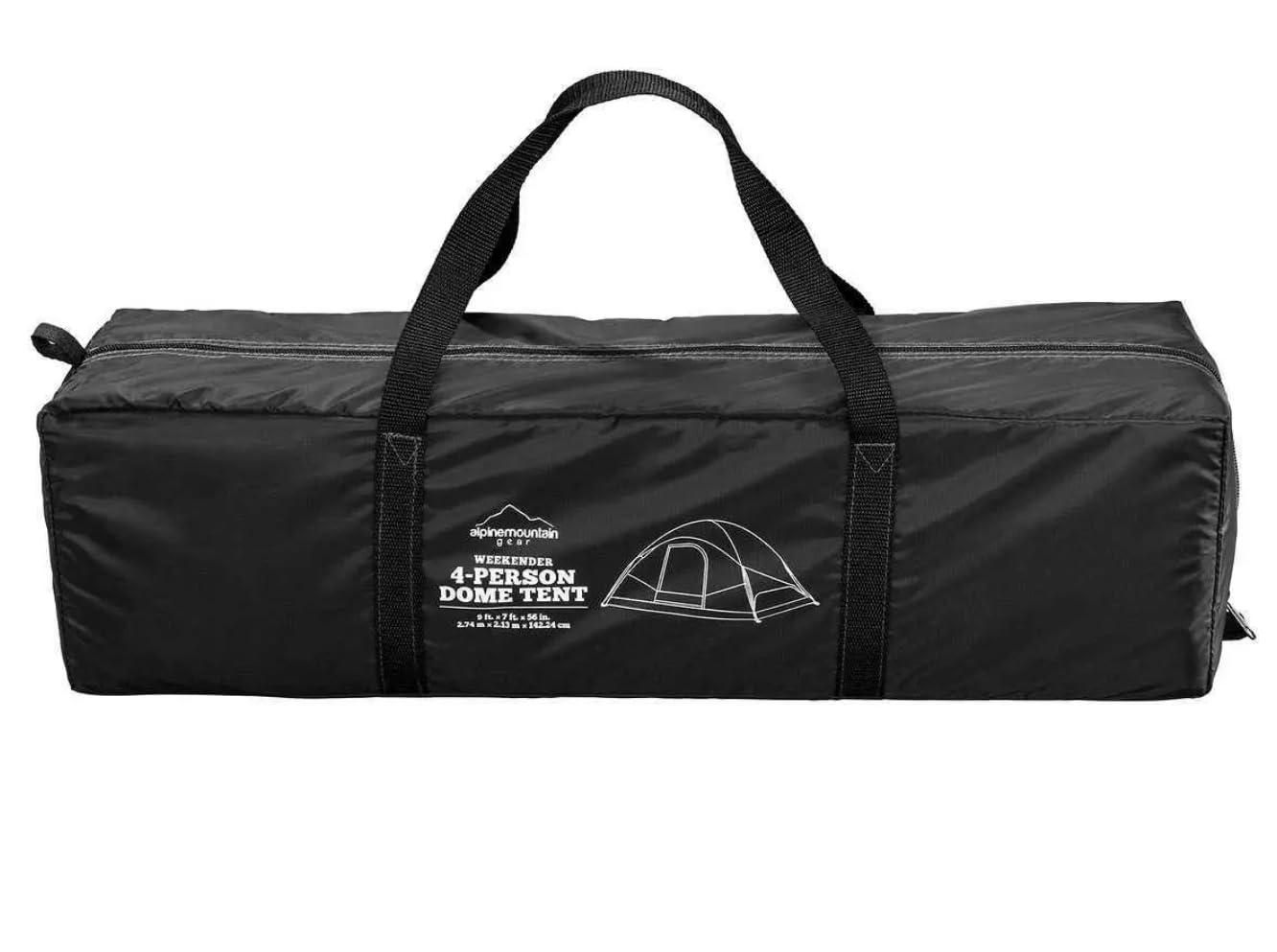 Alpine Mountain Gear Weekender Family Camping Tent for 3 People - Quick Setup, Dome Tent for Camping/Backpacking by Caddis Sports, (3 Person)