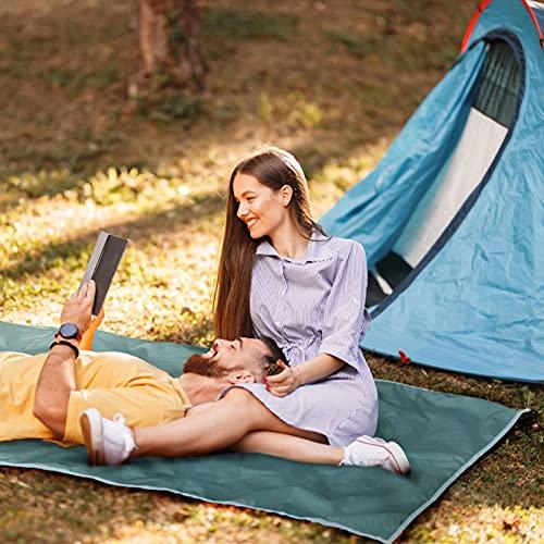 Bessport Bessport Tent Footprint for 1-2-3-4 Person Tent Waterproof Camping Tarp with Drawstring Carrying Bag for Picnic, Hiking and Other Outdoor Activities (4 Person)