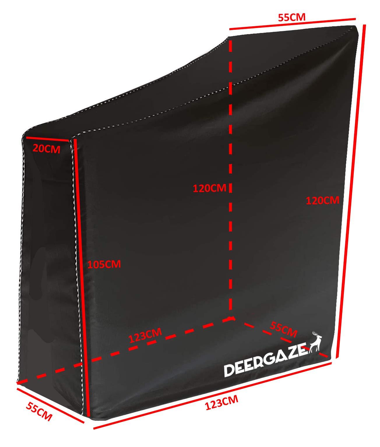 DEERGAZE DEERGAZE Exercise Bike Cover for Indoor and Outdoor. Stationary or Peloton Spin Bicycle Waterproof Cover for Home