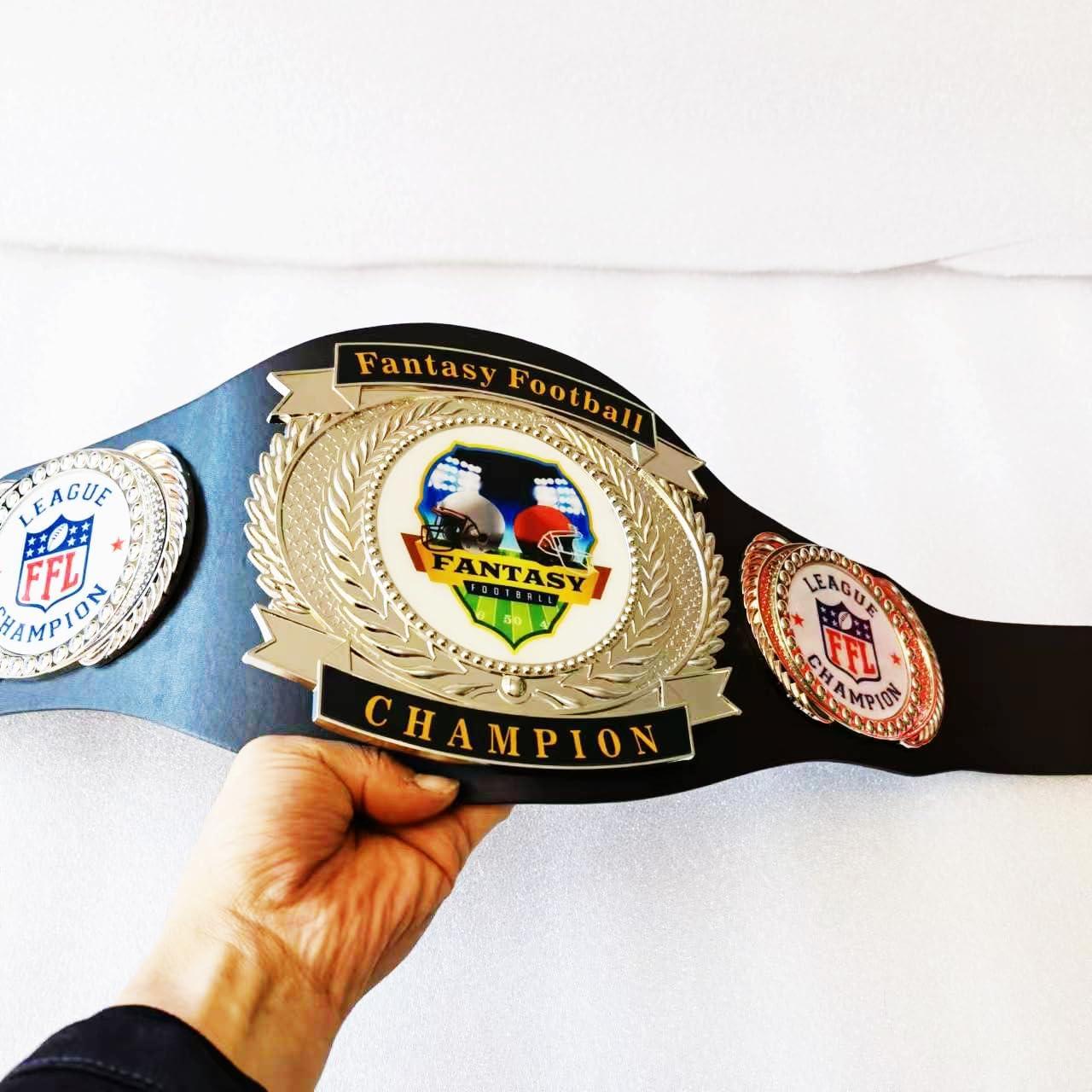 guancrown guancrown Fantasy Football Championship Belt - Adjustable Official Fantasy Football Belt - First Place Winner Award for Fantasy Football League