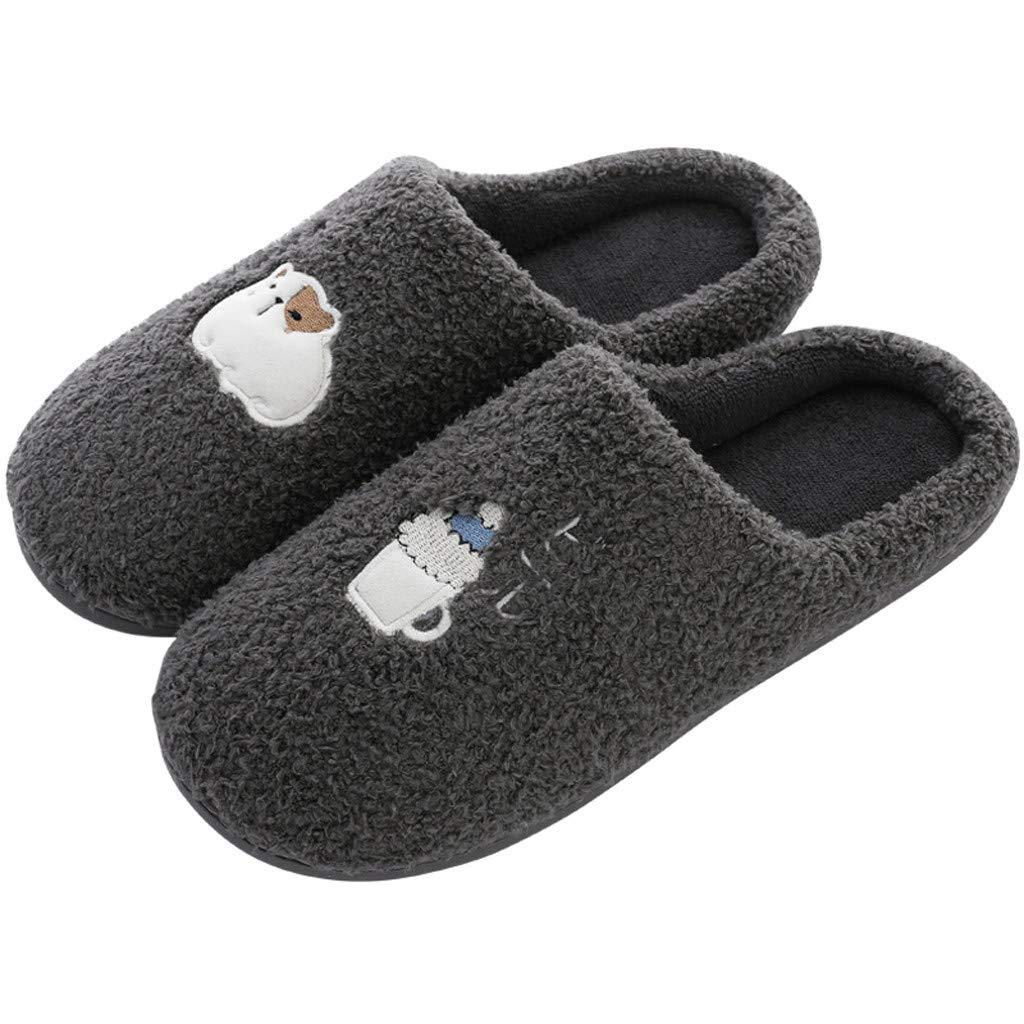 Gibobby Gibobby House Slippers for Women Cute Women Slippers | Sequin House Slippers for Women | Slipper Socks with Grippers for Women | Cute Slippers for Women | Multiple Colors and Sizes Dark Grey
