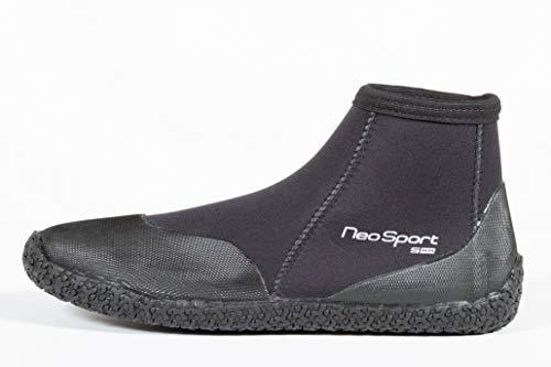 Neo-Sport NeoSport Wetsuits Premium Neoprene 3mm Low Top Pull On Boot, Black, 8 - Water Shoes, Surfing & Diving