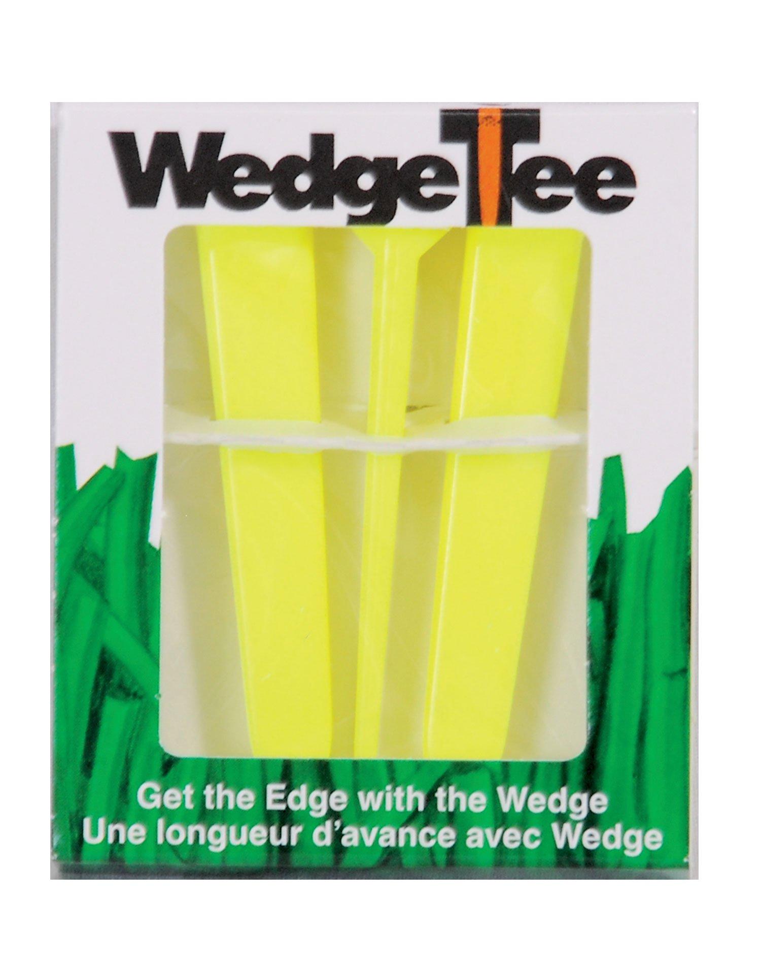 Charter Charter Golf Plastic Wedge Tees 3 ct Yellow Cleans Grooves Shoe