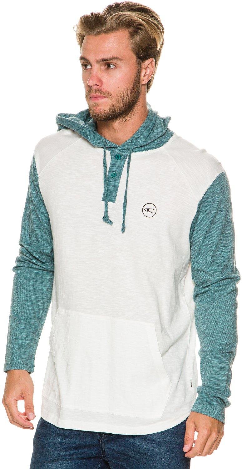 O'Neill O'Neill Men's Light Weight Pullover Sweatshirt Hoodie, White, Large
