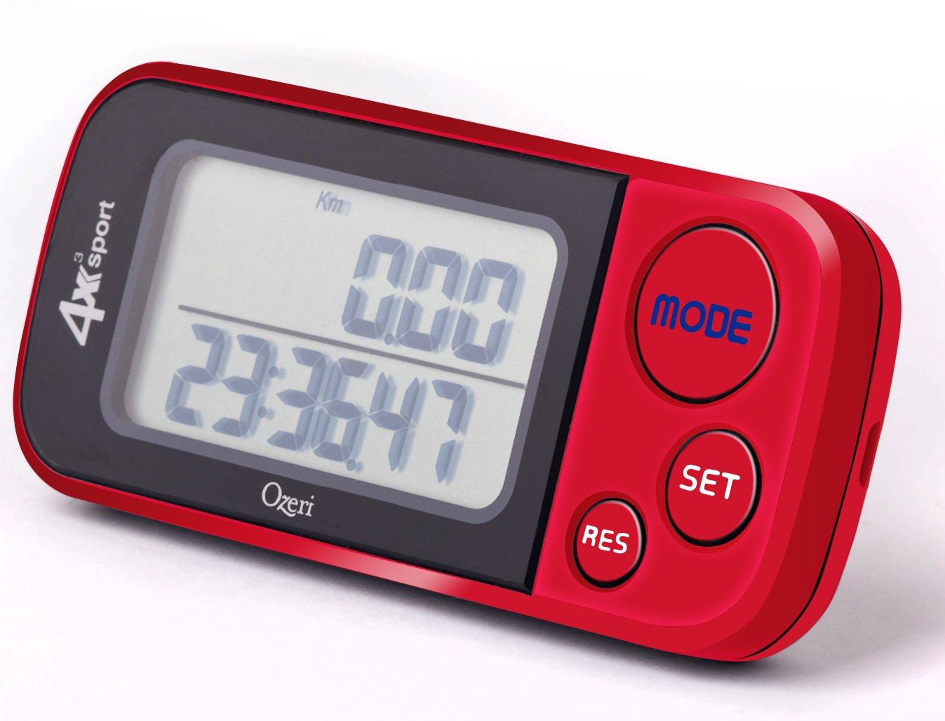 Ozeri Ozeri 4x3sport Tri-Mode Activity Tracker (Walk, Run, & Stair Climb), with Multi-Axis Detection & 30 Day Memory