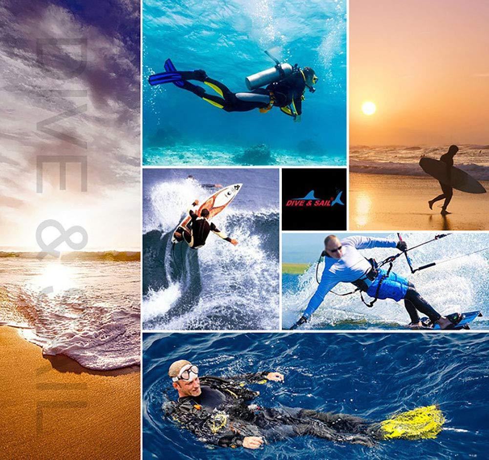 WYYHAA 2MM Neoprene Two Piece Wetsuit, Neoprene Surfing Bodyboarding Diving Suit for Men Women Snorkeling Scuba Diving,Men,XL