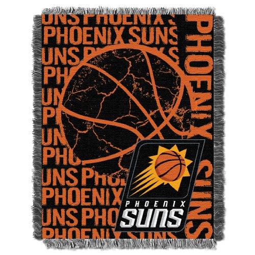 Northwest Northwest NBA Phoenix Suns Unisex-Adult Woven Jacquard Throw Blanket, 48" x 60", Double Play