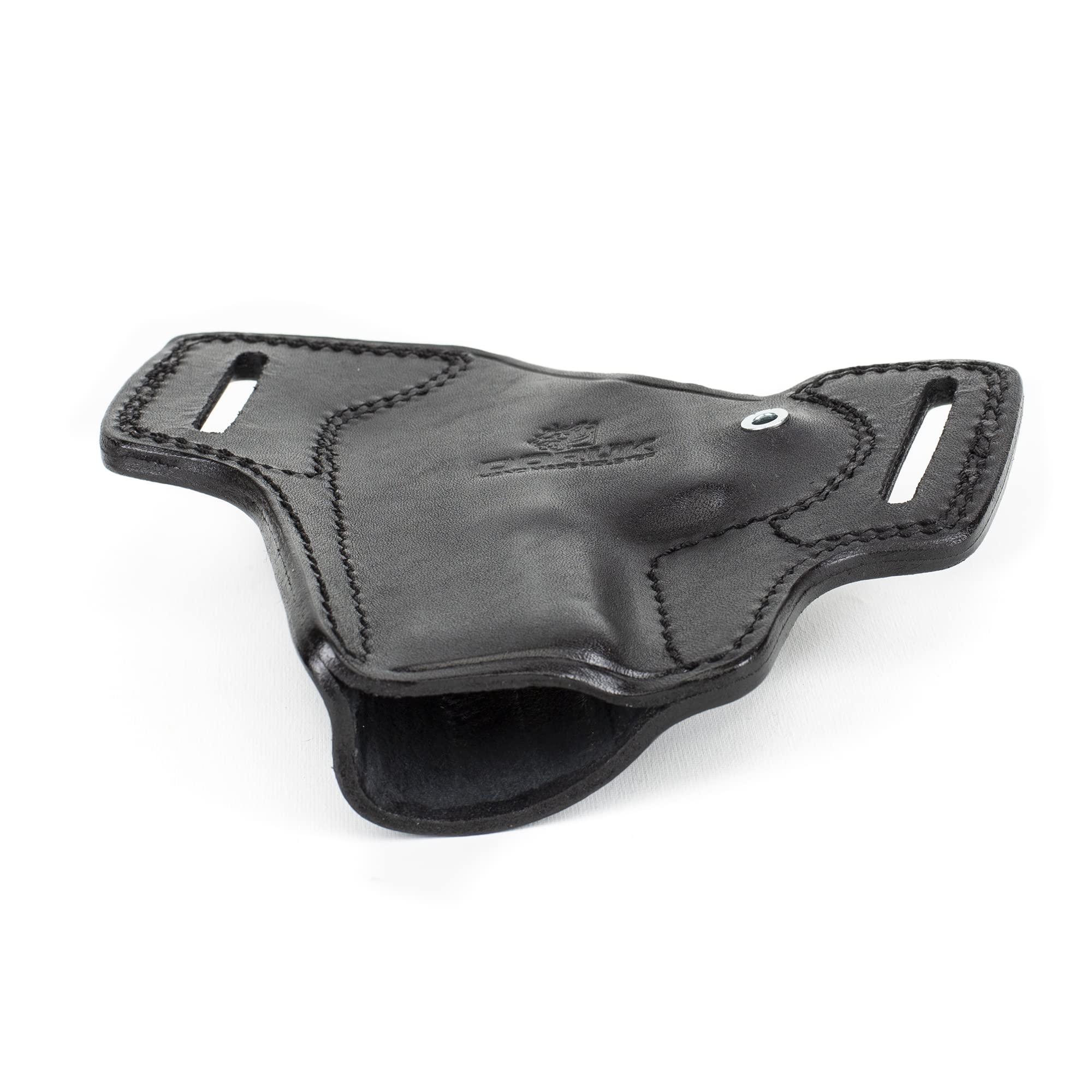 DORUK Doruk Holster for Walther PPS M2 9mm Owb Combat Master Leather Gun Belt Holsters (Black Right Hand)