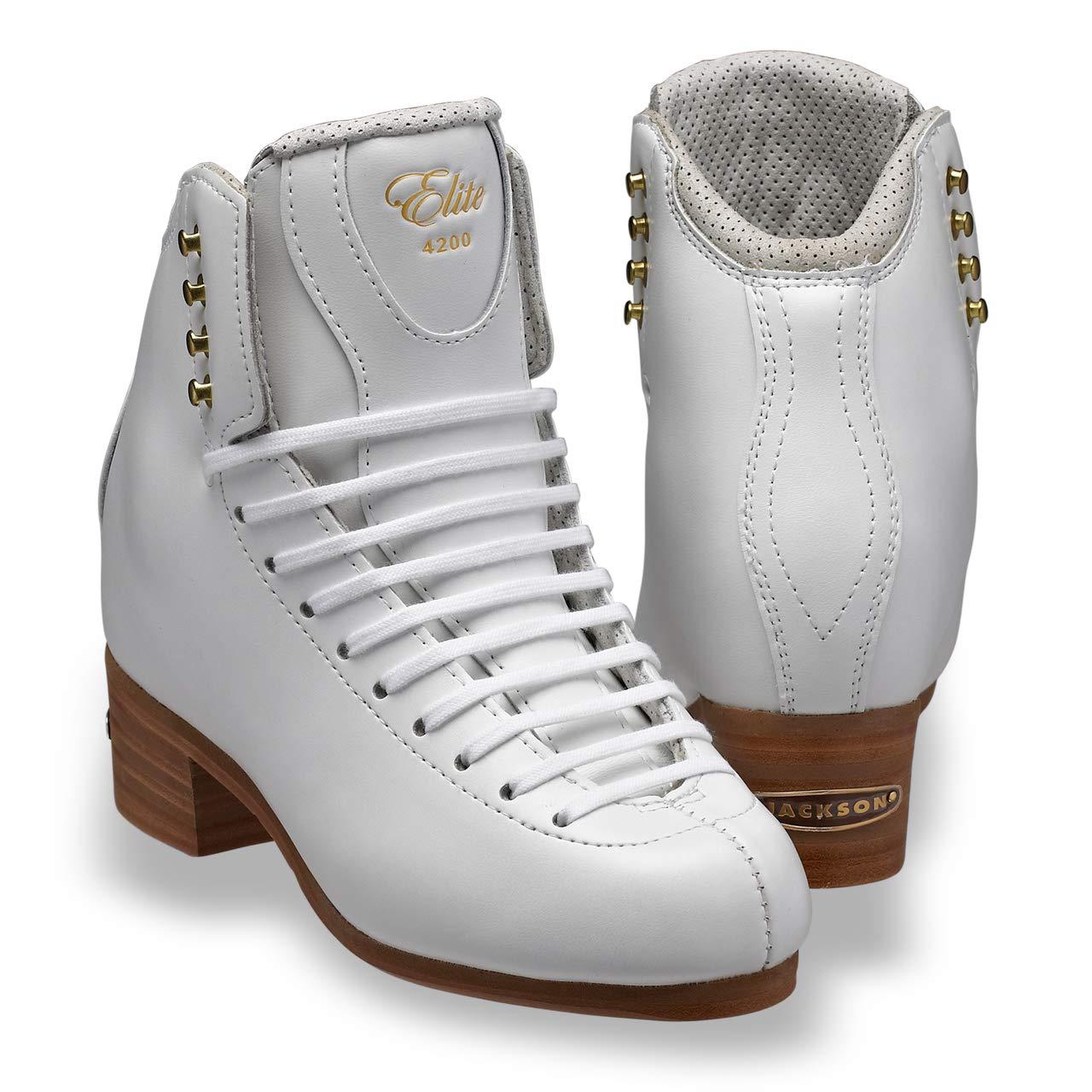 SKATE GURU SKATE GURU Jackson Ultima - Figure Skates - Elite DJ4200 - White Size: Adult 5.5 / Width: Narrow (A)