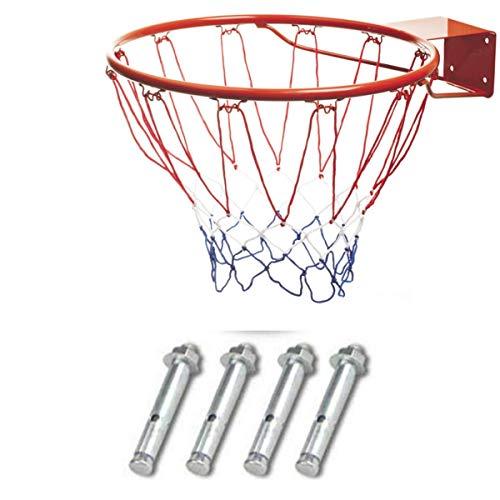 Mondo Mondo Toys 18299 Basket-18299 Kids and Adults-Outdoor Basketball Basket with Metal Ring-Diameter 45 cm / 18 inches-Net Kit and Fixing Screws INCLUDED-18299