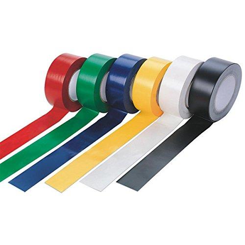 S&S Worldwide Floor Marking Tape, 2\" Wide, Black, Black