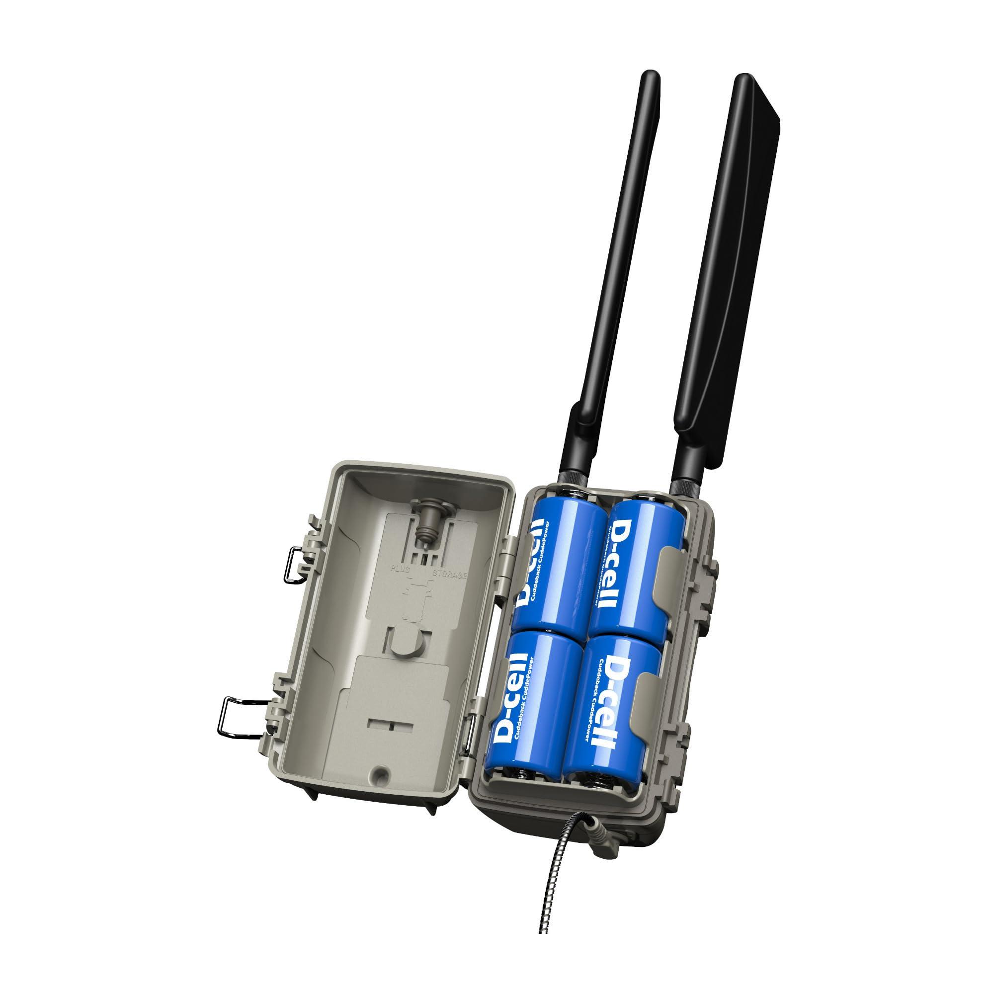 Cuddeback Cuddeback Tracks Cellular Low-Glow Camera - Remote Wildlife Monitoring & Surveillance Trail Cam for Hunters & Nature Enthusiasts Bundle with 32GB Memory Card and Card Reader (3 Items)