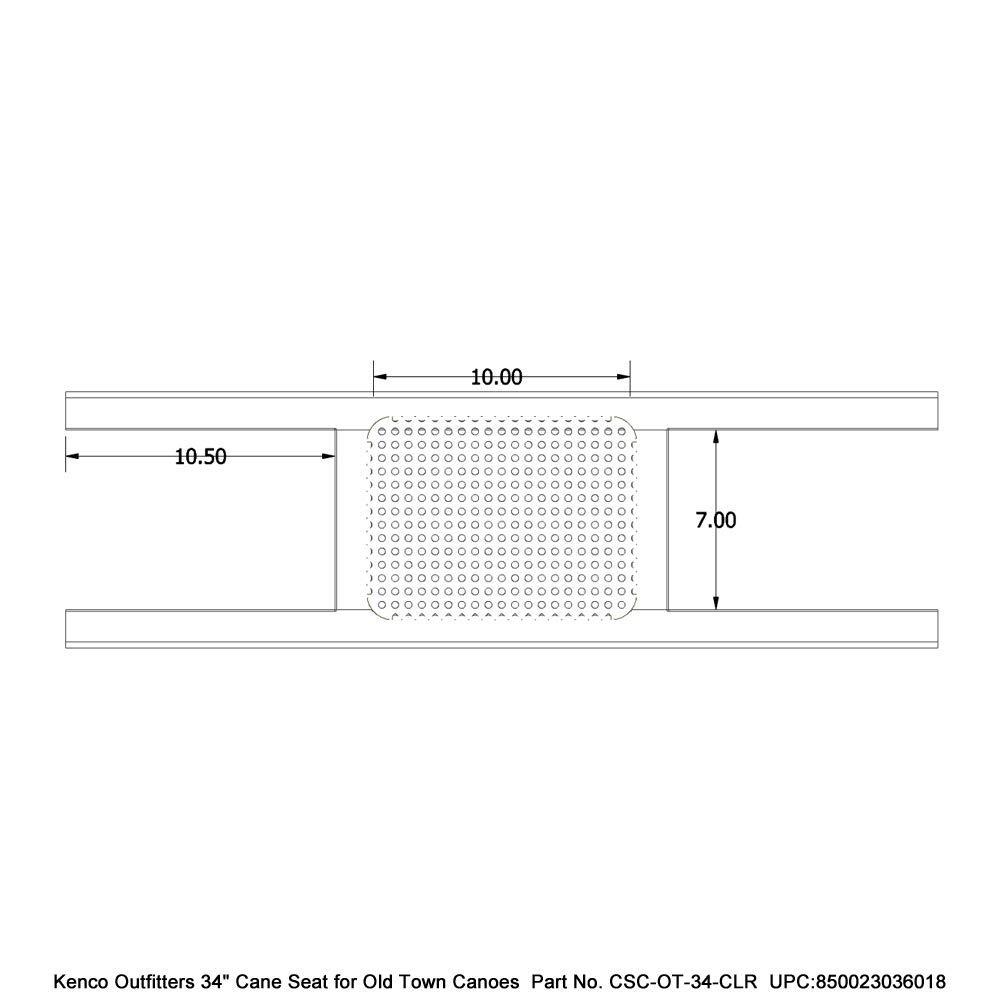 HACURLIST TOOBOSS Kenco Old Town Canoe Seat
