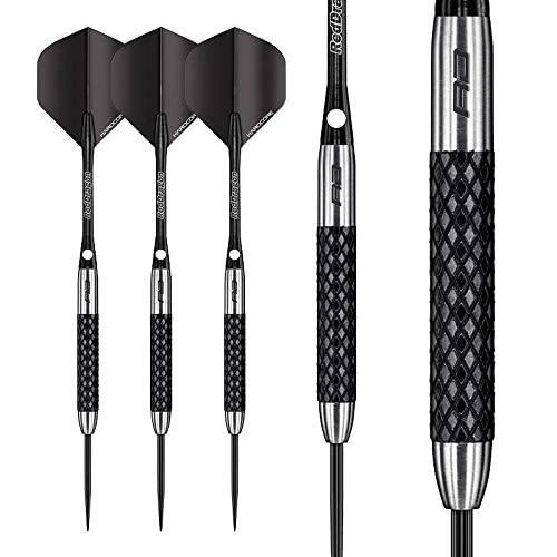 RED DRAGON RED DRAGON Rat 1: 35g - Tungsten Steeltip Darts Set with Flights and Stems