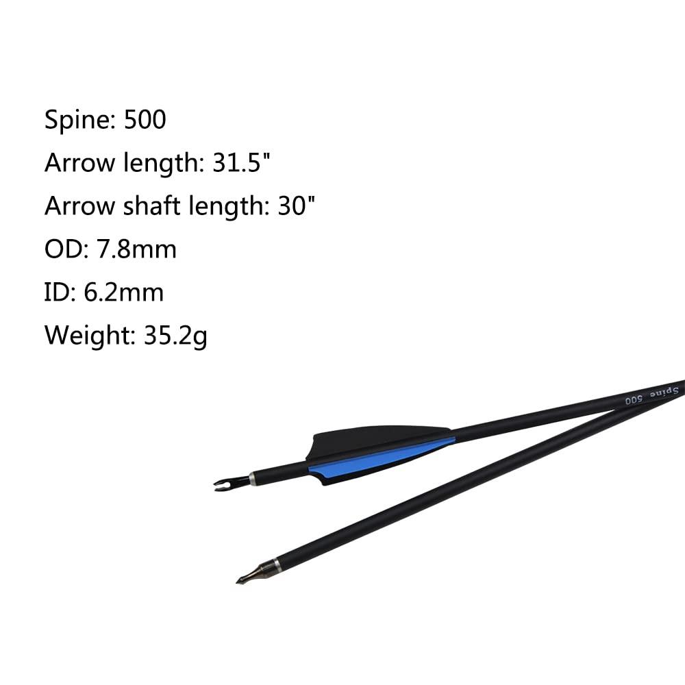 ZSHJGJR ZSHJGJR Recurve Bow and Arrow Set, Wooden Takedown Recurve Bow 61\" Hunting Recurve Bow for Adults Youth Beginners Archery Target Practice Right Hand20-60lbs (30lbs, Red Bow Set)