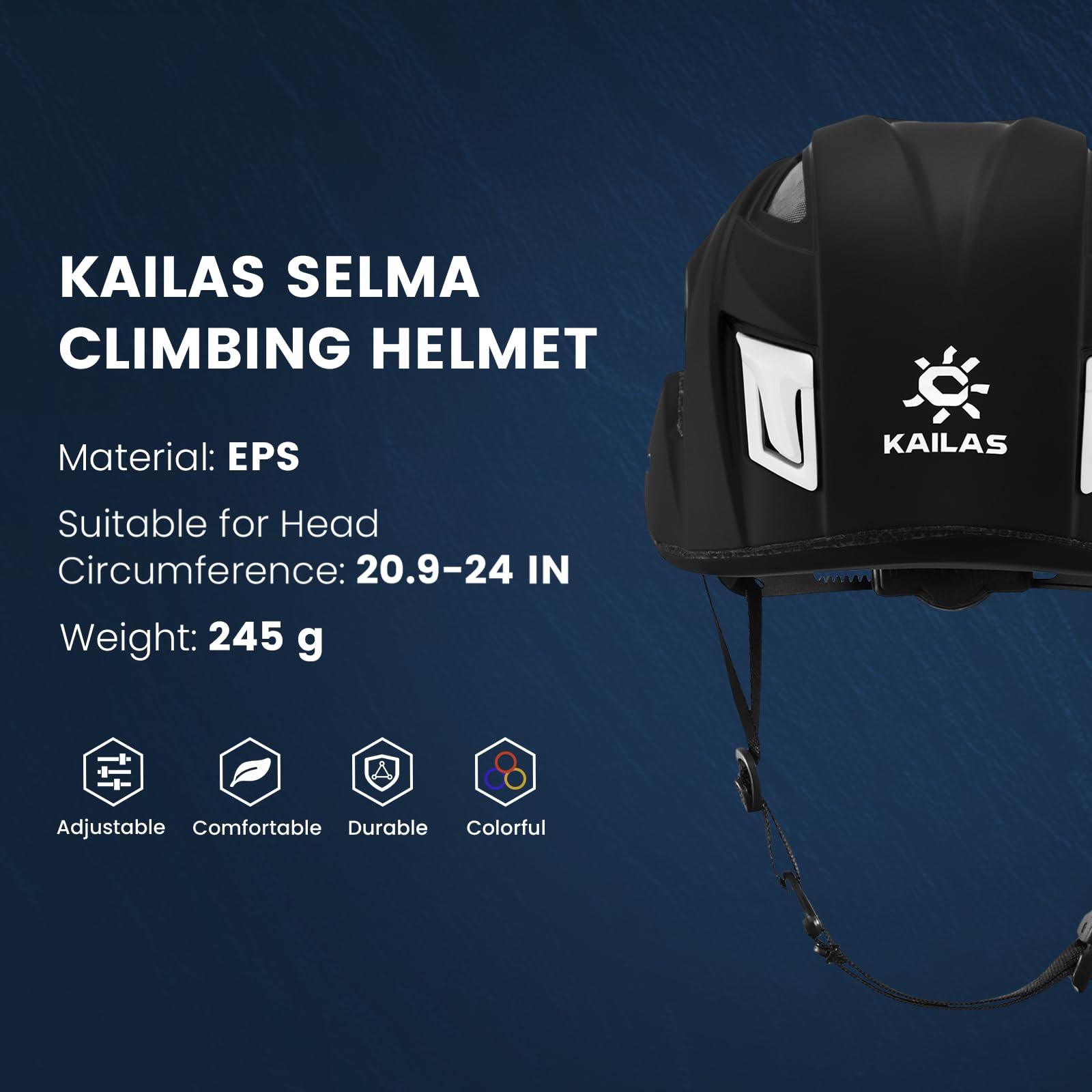 KAILAS KAILAS Rock Climbing Helmet Men Arborist Half Helmet Rescue Mountaineering Hiking Caving Lightweight Adults Adjustable