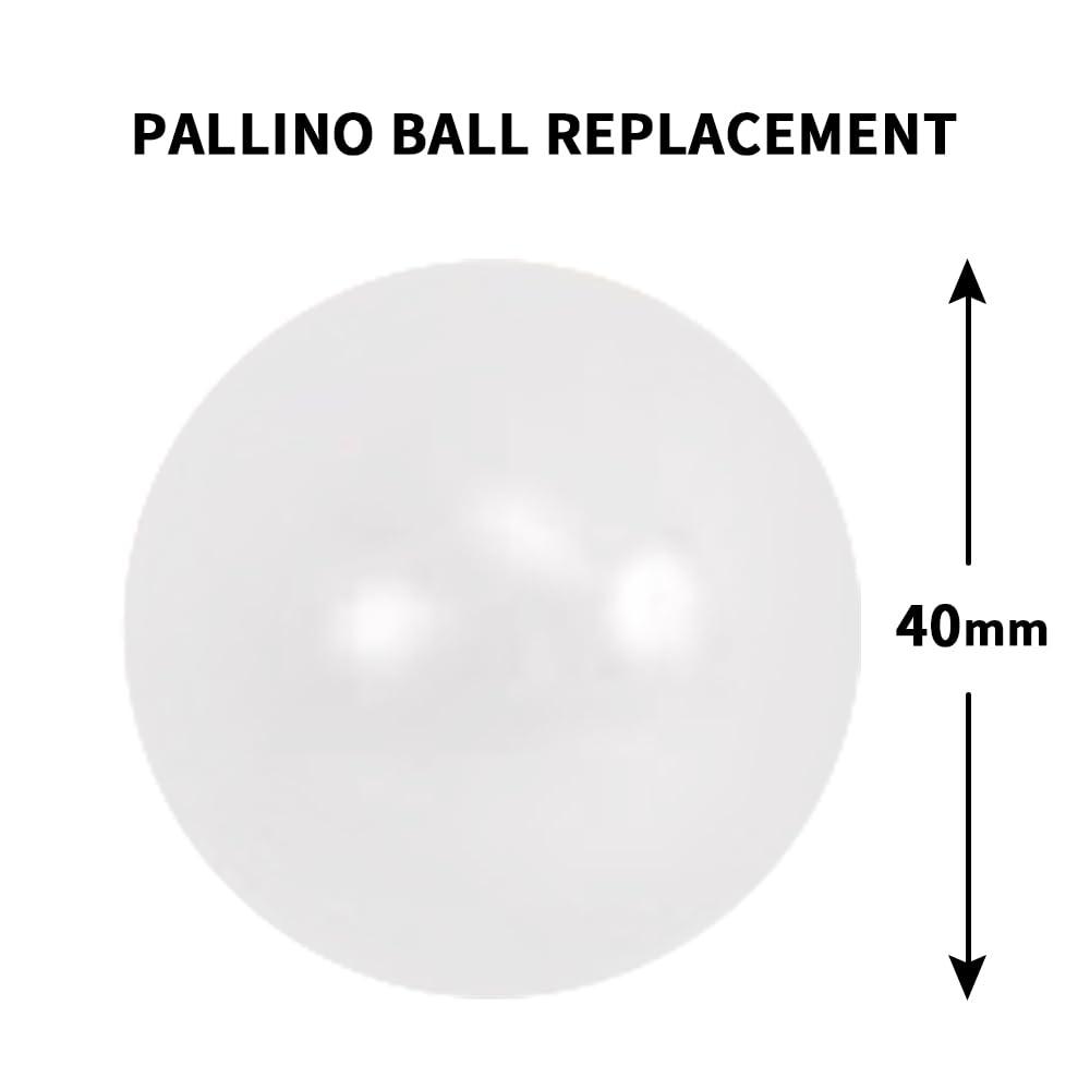 Aivalas Aivalas Bocce Pallino Ball, 40mm White Pallino Ball for Bocce Ball Game, Bocce Pallino Balls Replacement