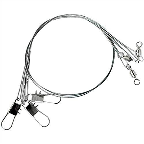 Eagle Claw Eagle Claw 08013-004, 12-Inch Steel Leader 30#, Bright, 3-Pack