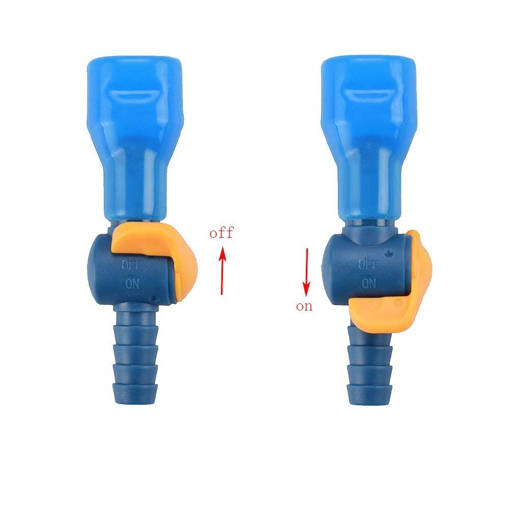 J.CARP J.CARP Cleaning Kit with ON-Off Switch Bite Valve Tube Nozzle Replacement for Hydration Pack Bladder