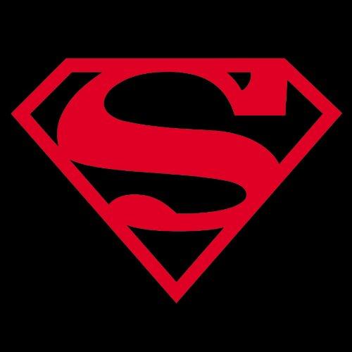 Superman Long Sleeve: Superman - Red On Black Shield Longsleeve Shirt Size L