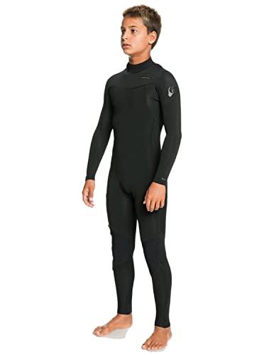 Quiksilver Quiksilver Boys 4/3 Sessions Back Zip Wetsuit - Black | 8