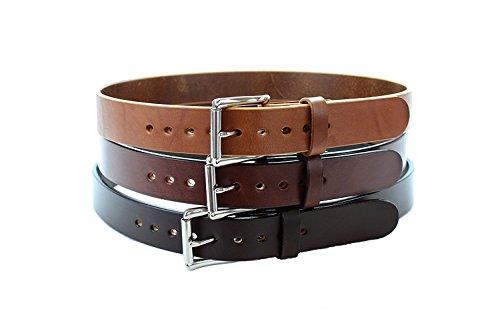 BULLBELT BULLBELT Gun Belt - Original Ultimate Thickness Gun Belt - Made in the USA (32, Smooth - Black)