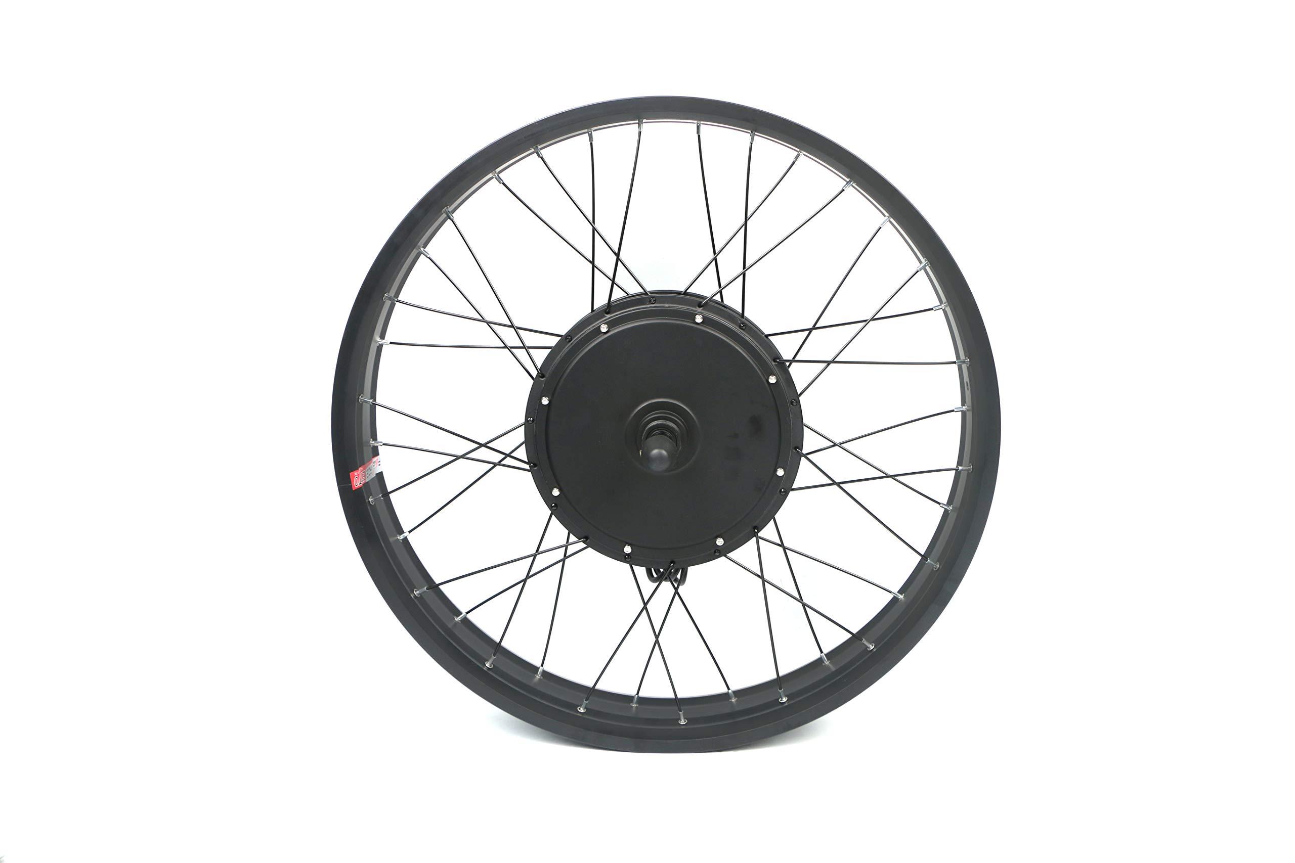 NBPOWER NBpower 20" x 4.0 Electric Fat Bike Motor Wheel 1500w, Carton Rim (204.0 Rear)