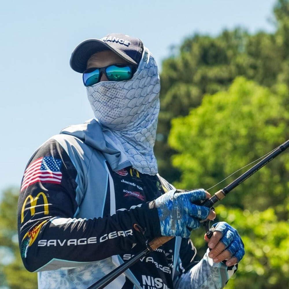 Fish Monkey Fish Monkey Performance Face Guard UPF 50+ Comfortable Lightweight Breathable Four Way Stretch Flared Bottom Fog Resistant Technology for Men and Women