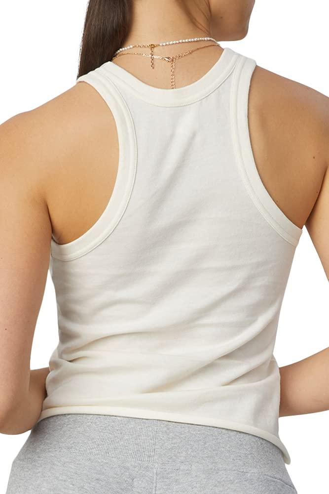 Bandier Bandier x Sincerely Jules_The Willow Scoop Neck Tank Cream-S