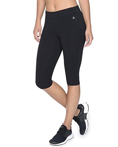 Danskin Danskin womens Capri athletic leggings, Black, Small US