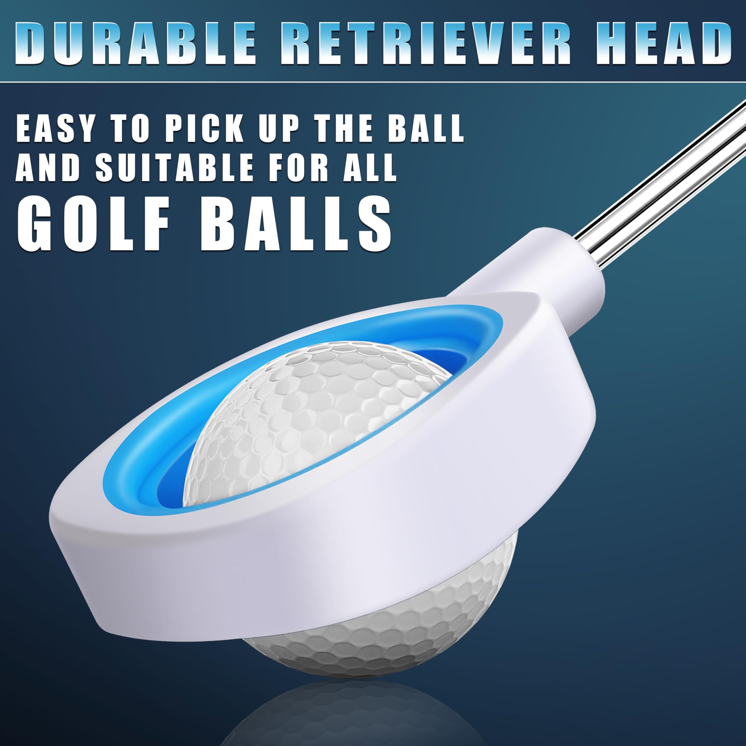 CHAMPKEY CHAMPKEY Golf Ball Retriever - Premium Stainless Steel Telescopic Golf Ball Picker