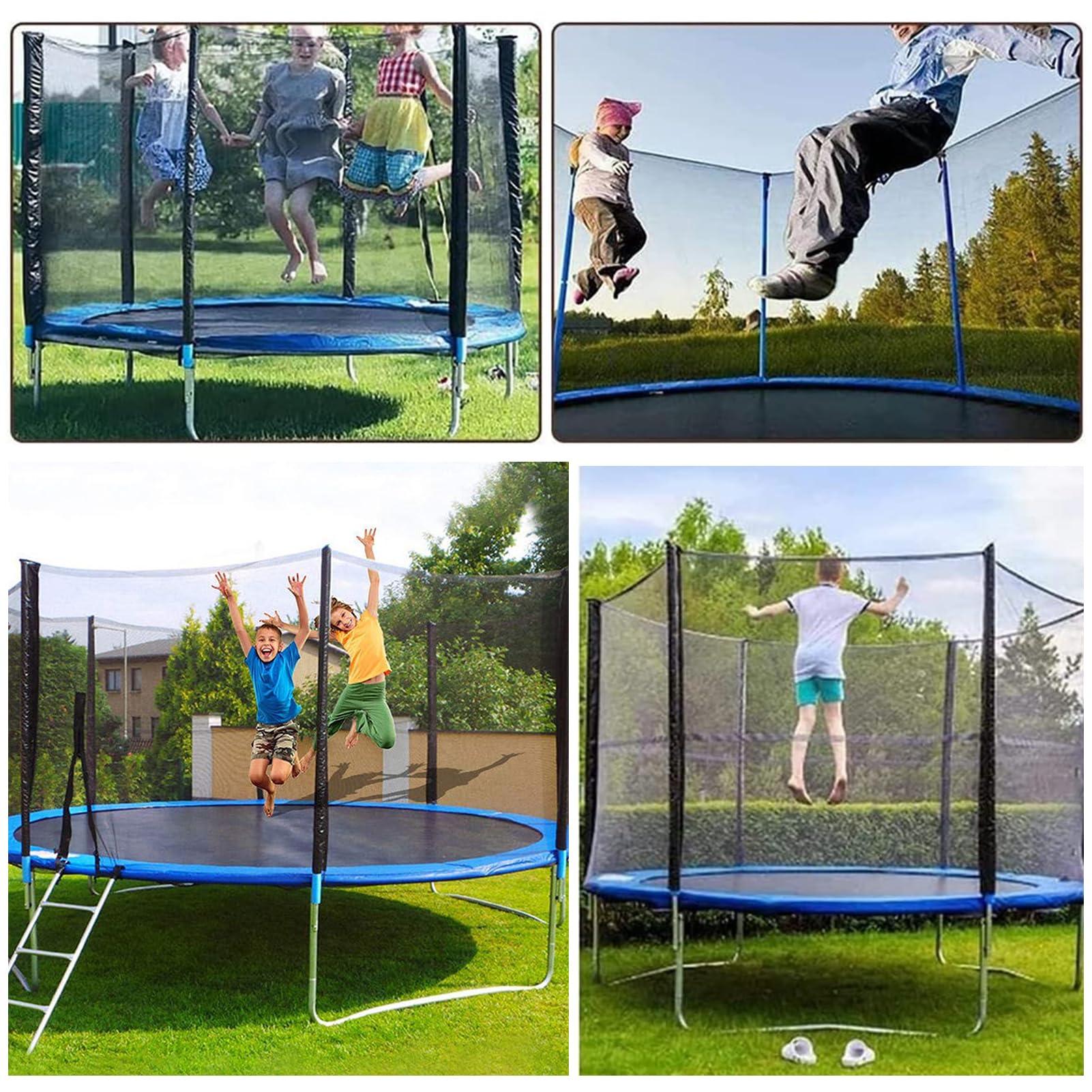 BIWKONI BIWKONI Round Trampoline Replacement Spring Cover Safety Protection Pad UV-Resistant Anti-Collision Trampoline Accessories,Multi Color,14FT